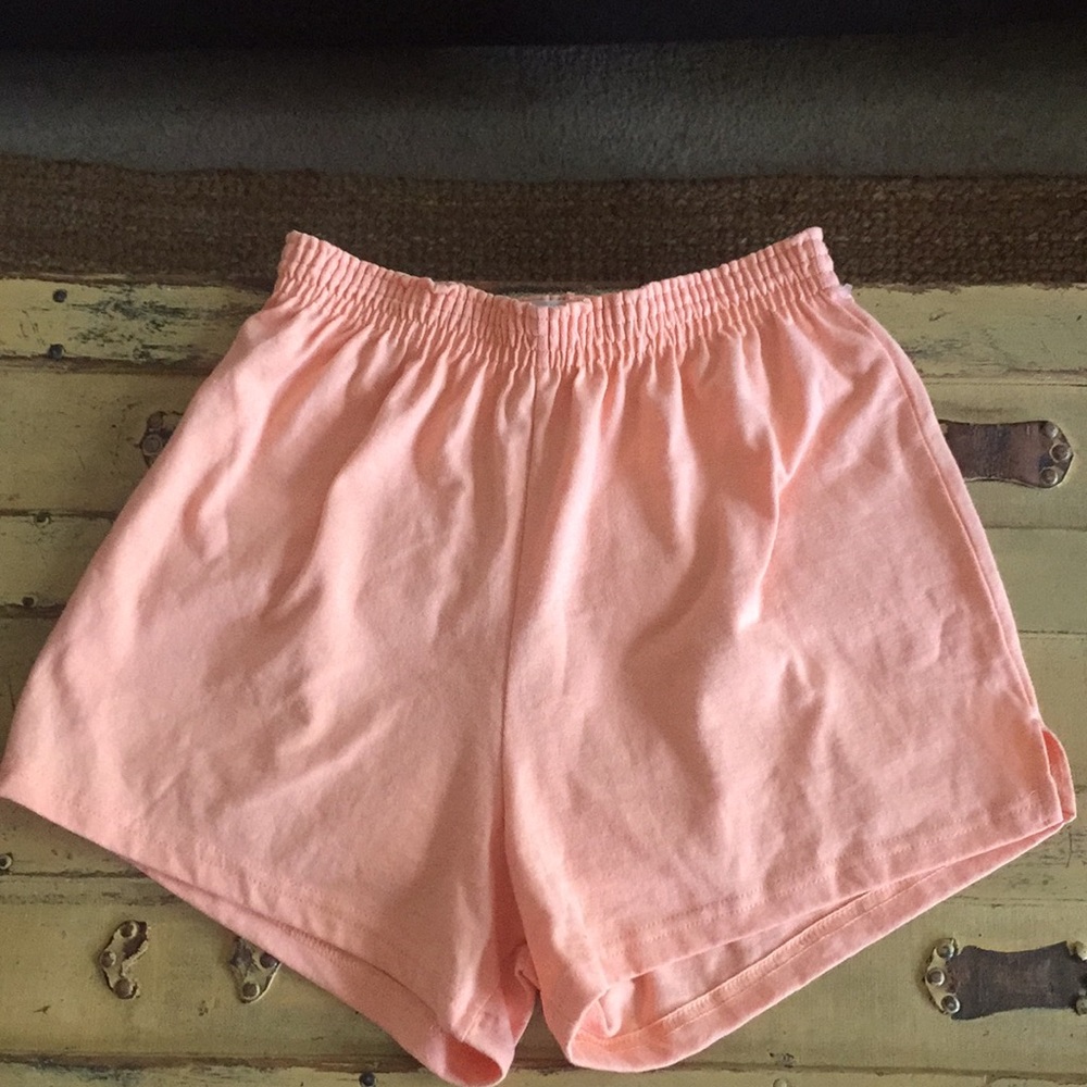 SOFFE PEACH 🍑 STRETCH LOUNGE HIGH WAIST GYM SHORT